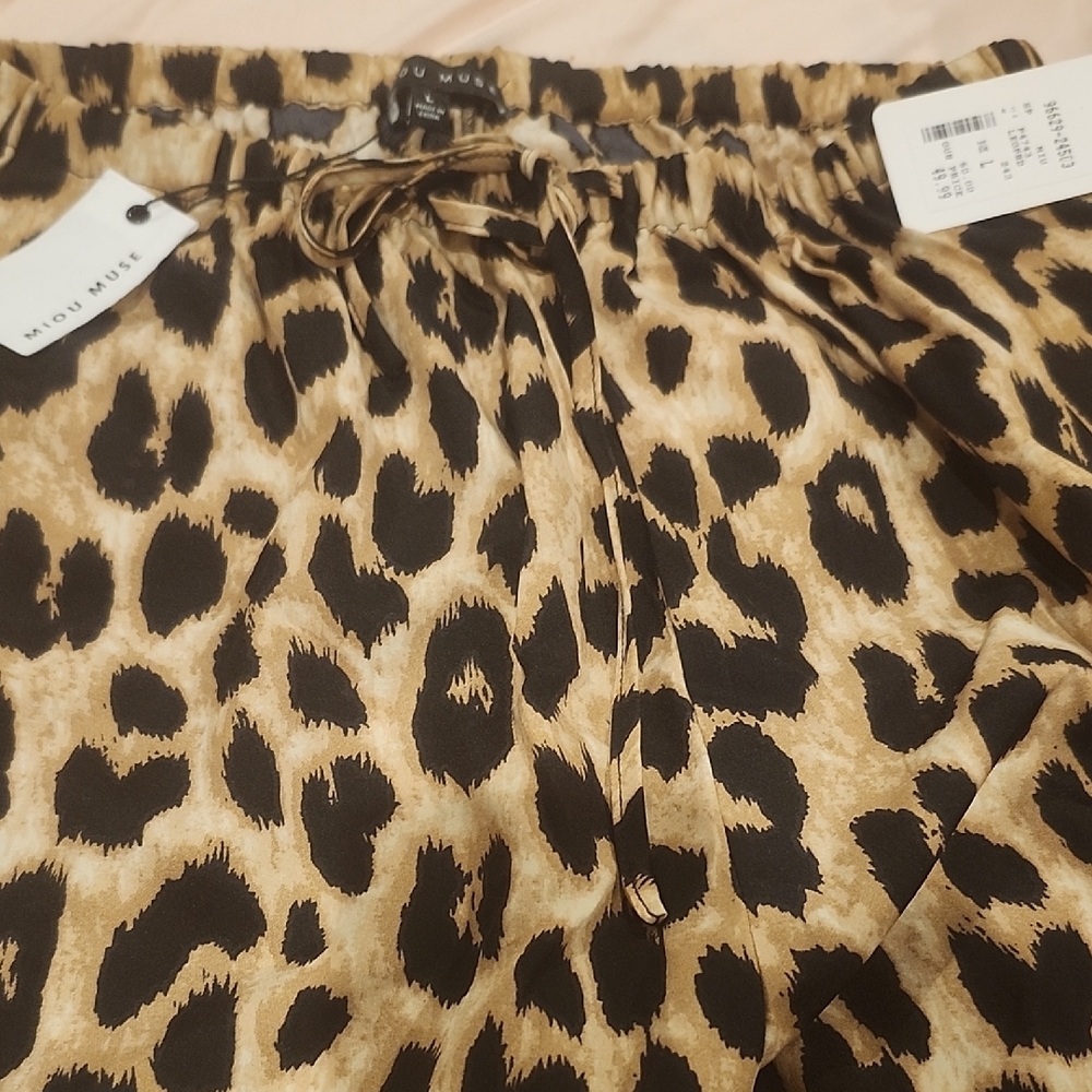 Show Me Your Mumu Leopard Print Pants